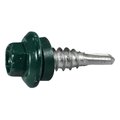 Buildright 1/4" x 7/8 in Hex Hex Machine Screw, Zinc Plated Steel, 77 PK 52509